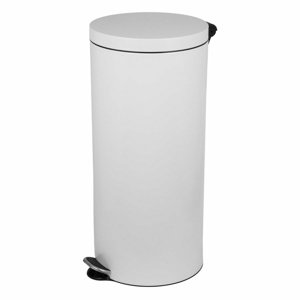 Alda Pedálový odpadkový kôš Freedom Fresh 30 l, biela, 30 l
