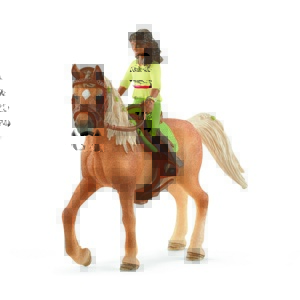 Schleich 42517 Černovláska Sarah a kůň Mystery
