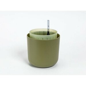 Plastia Samozavlažovací kvetináč Tolita Air zelený, priemer 16 cm
