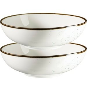 Mäser 2-dielna súprava misiek Pintar White modré bodky 22 cm