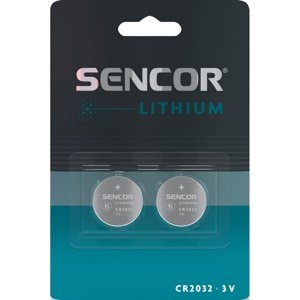 Sencor SBA CR2032 lítiová batéria 3 V, 2 ks