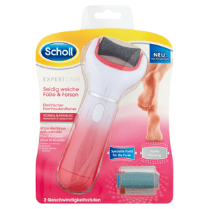 Scholl Elektrický pilník na chodidlá + 2 rotačné hlavice Velvet