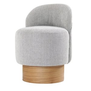 Barren Pouf Grey Stool