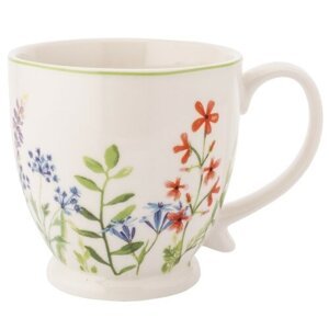 Altom Porcelánový jumbo hrnček na nohe NatureAwakening 450 ml