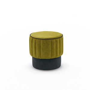 Stolička Rose Pouf Green