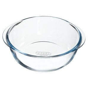 Pyrex Sklenená nádoba na pečenie okrúhla 2,3 l, 26x 23 x 8 cm