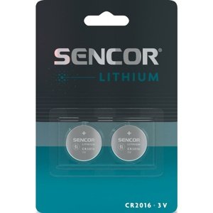 Lítiová batéria Sencor SBA CR2016 3 V, 2 ks