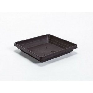 Kvetináč Plastia Lotus 60 x 60, čokoláda