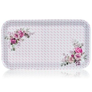 Banketový melamínový podnos ROSE 29,5 x 16,5 cm
