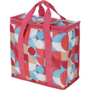 Chladiaca taška Retro kocka 16 l, červená