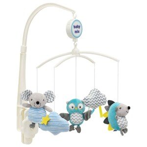Kolotoč Baby Mix Ježko, myš a sova, priemer 35 cm