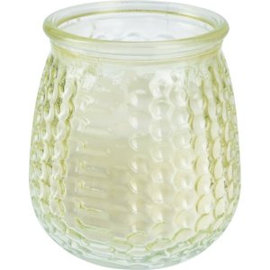 Repelentná sviečka Citronella, žltá, 160 g, 10 x 10 cm