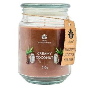 Arome Sviečka 510 g, v skle, Creamy coconut