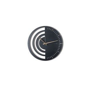 Nástenné hodiny Chrono Black , 50 x 50 cm