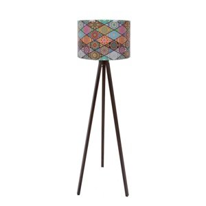 Stojacia lampa Mandala 134, čierna