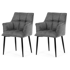 Súprava jedálenských stoličiek DCH-J2139 GREY2, 2ks