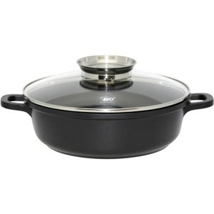 Elo 19628 Pekáč so sklenenou pokrievkou a aróma úchytom Alucast 28 cm, 28 cm