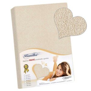Bellatex Froté prestieradlo natur , 120 x 200 cm