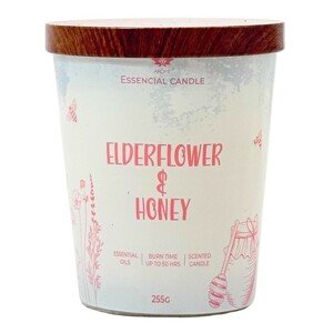 Sviečka Arome v skle s kovovým viečkom 255gElderflower & Honey