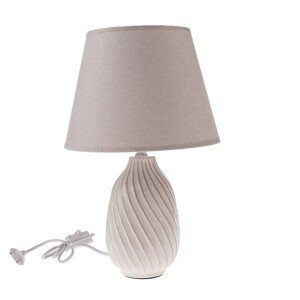 Keramická stolná lampa Vela, 38 cm, béžová