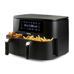 DOMO DO546FR digitálna dvojitá teplovzdušnáfritéza, 3+6 l