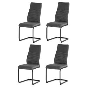 Súprava jedálenských stoličiek DCL-X7018 GREY2, 4ks