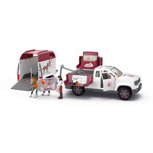 Schleich 42704 Mobilný veterinár s prívesom