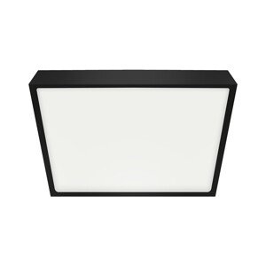 Emithor Stropné LED svietidlo LENYS III. 27024, 14 x 14 cm, 12W, IP20/IP44, čierna