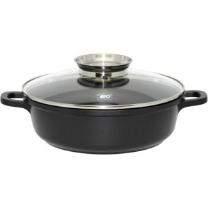 Elo 19624 Pekáč so sklenenou pokrievkou a aróma úchytom Alucast 24 cm, 24 cm