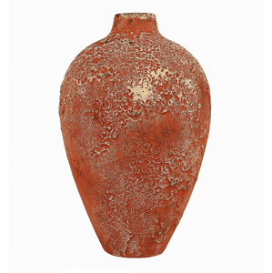 Keramická váza YL742 Patina , červená