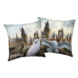 Jerry Fabrics Vankúš Harry Potter Hedwig 02, 40 x40 cm