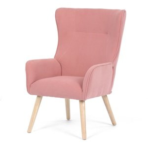 Kreslo s ušami PINK2, ružová