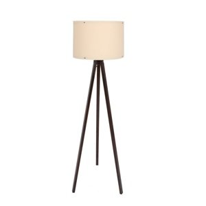 Trojnožková stojaca lampa Cream Walnut 101