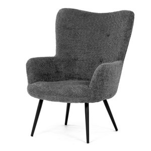 Kreslo s područkami GREY2, šedá