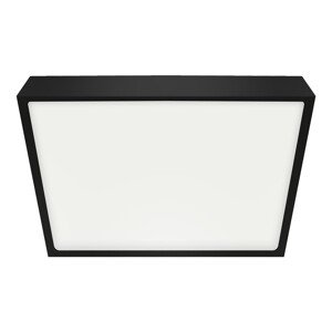 Emithor Stropné LED svietidlo LENYS III. 27026, 27 x 27 cm, 24 W, IP20/IP44, čierna, 27 x 27 cm