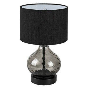 Rabalux 74034 dekoratívna stolná lampa Pirelo, E14, 1x max. 25W, čierna