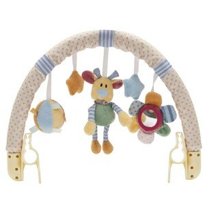 Baby Mix Hračka na kočárik Kvetiny, medvedík ahviezdičky, 80 cm