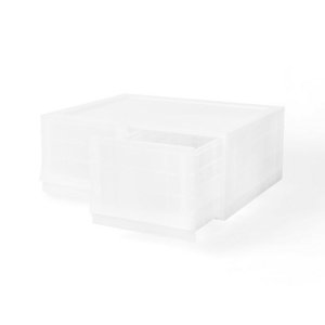 Modulárny úložný box Wave twin Mist bez koliesok 54,6 x 43,4 x 22 cm, široký - 2 zásuvky