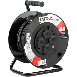 Yato YT-81053 Bubnový predlžovací kábel so 4 zásuvkami, 30 m