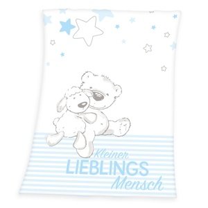 Herding Deka Kleiner Lieblings modrá, 75 x 100 cm