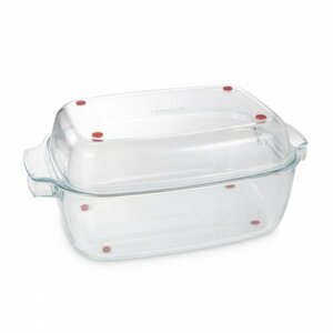 TESCOMA Pekáč s poklopom GrandCHEF 40 x 26 cm, sklenený , L
