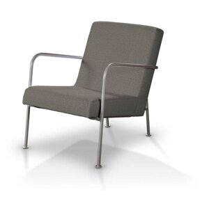 Dekoria Poťah na kreslo Ikea PS, sivý melanž, Poťah na kreslo Ikea PS, Living 2, 161-15