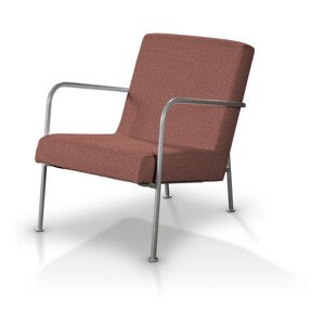 Dekoria Poťah na kreslo Ikea PS, hnedo - koňaková, Poťah na kreslo Ikea PS, City, 704-84