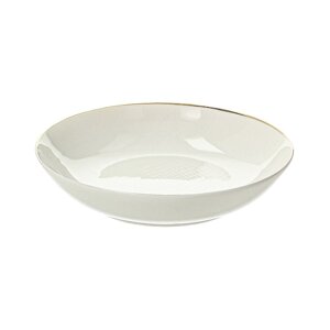 Dekoria Hlboký tanier Alice Gold 20cm, ⌀20 cm