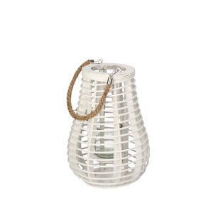 Dekoria Lampáš Vela 33cm white, 23 x 23 x 33 cm