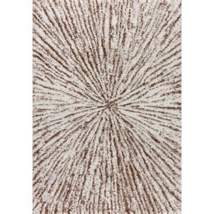 Dekoria Koberec Softness krémová/hnedá 160x230cm, 160 x 230 cm