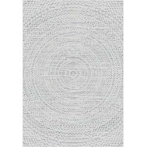 Dekoria Koberec Breeze Circles wool/cliff grey 200x290cm, 200 x 290 cm